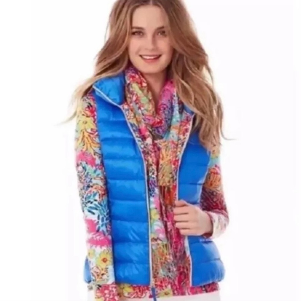Lilly Pulitzer Allie Packable Puffer Vest XS